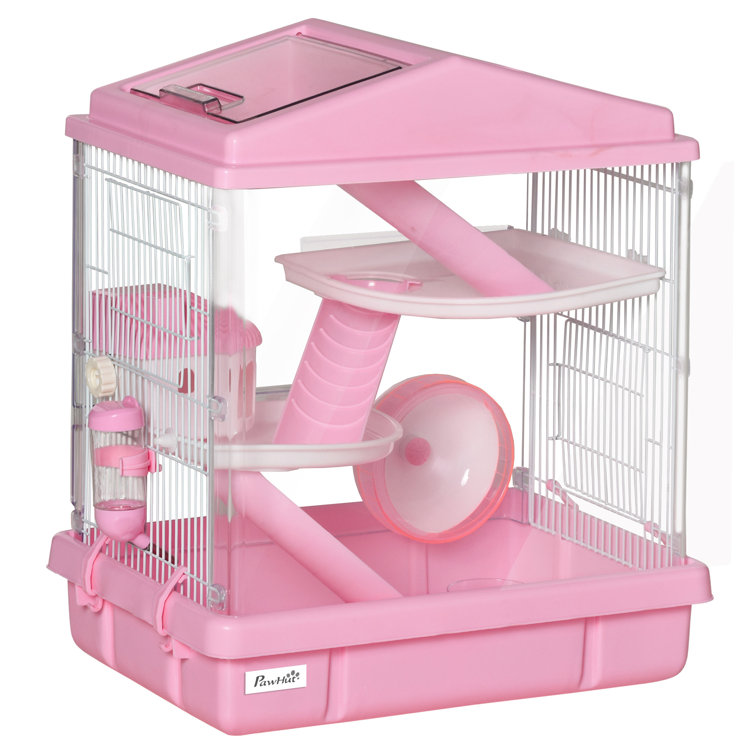 Pawhut Hamster/Gerbil Cage with Ramp Wayfair.ca